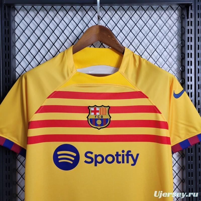 23-24 Barcelona Forth Yellow Jersey