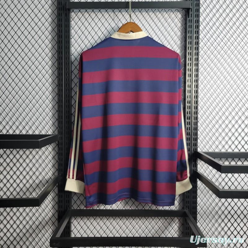 Retro1995-96 Long Sleeve Newcastle Away Soccer Jersey
