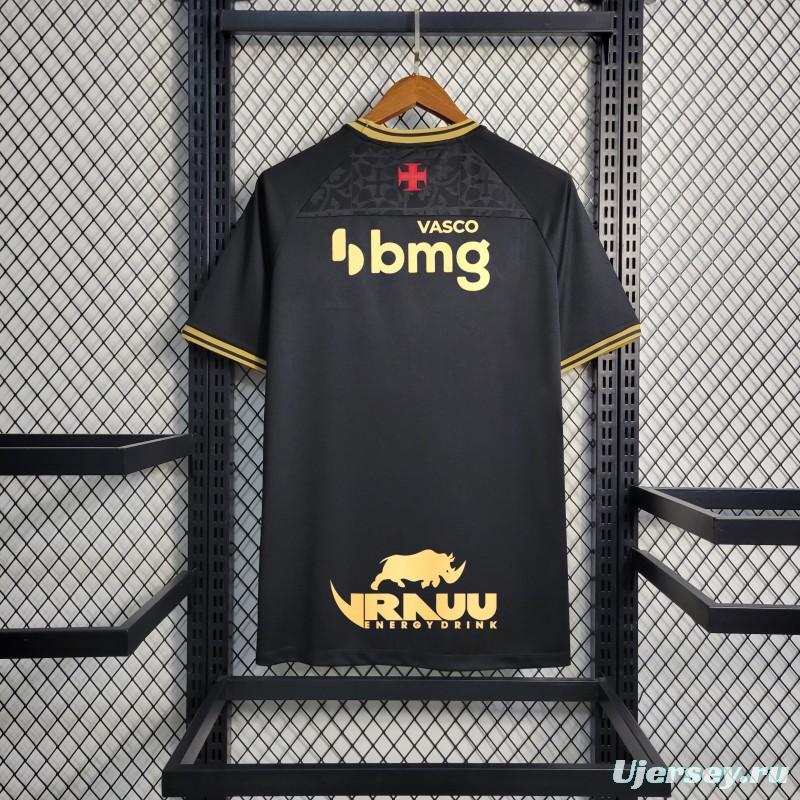 23/24 Vasco Da Gama Black Jersey With Full Sponsors