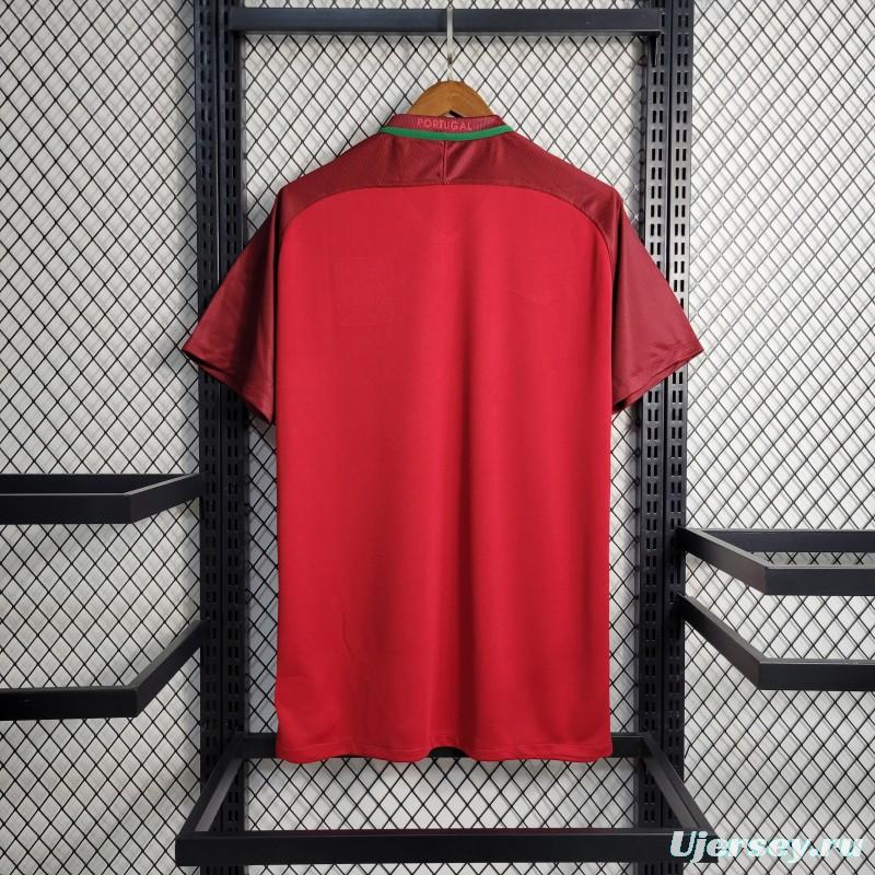 Retro 2016 Portugal Home Jersey