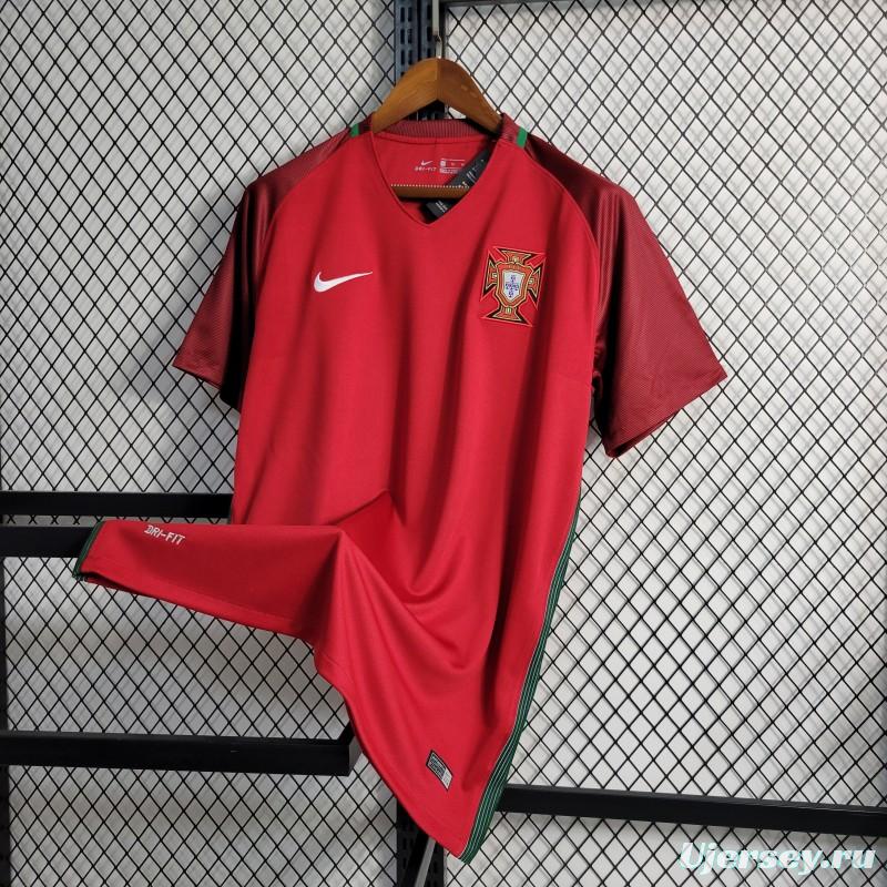 Retro 2016 Portugal Home Jersey