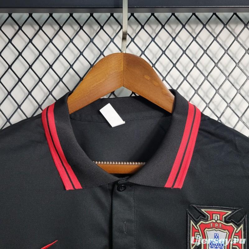 23-24 PORTUGAL BLACK POLO Jersey