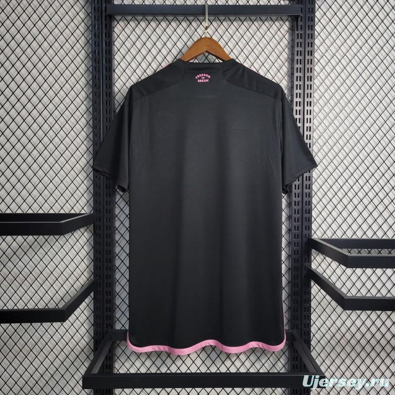 23-24 Inter Miami Away Black Jersey