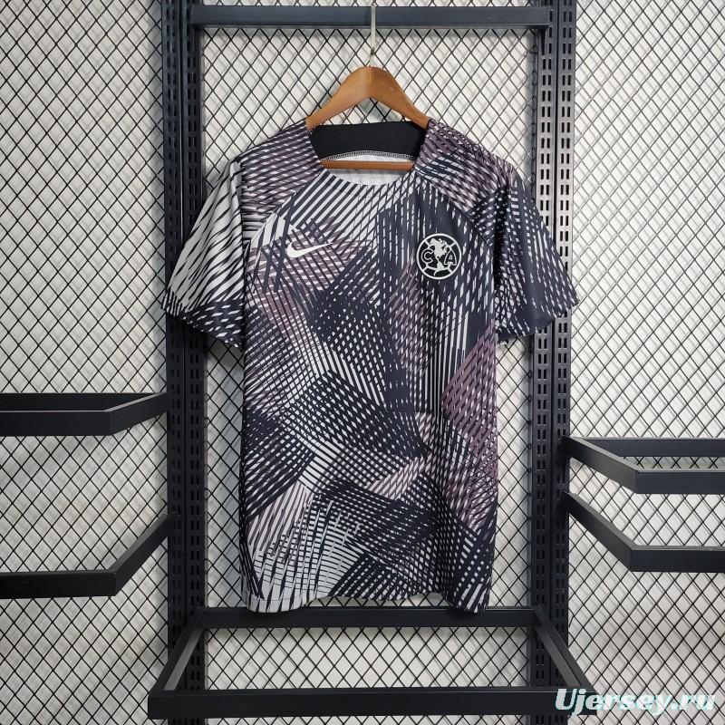 23-24 Club America Black Training Jersey