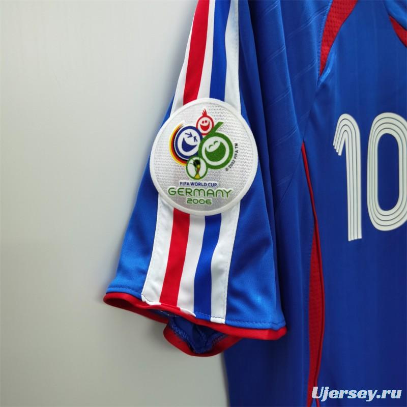 Retro 2006 France Home Jersey