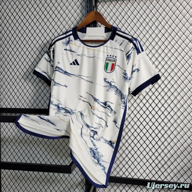 Retro 2023 Italy Away White Jersey