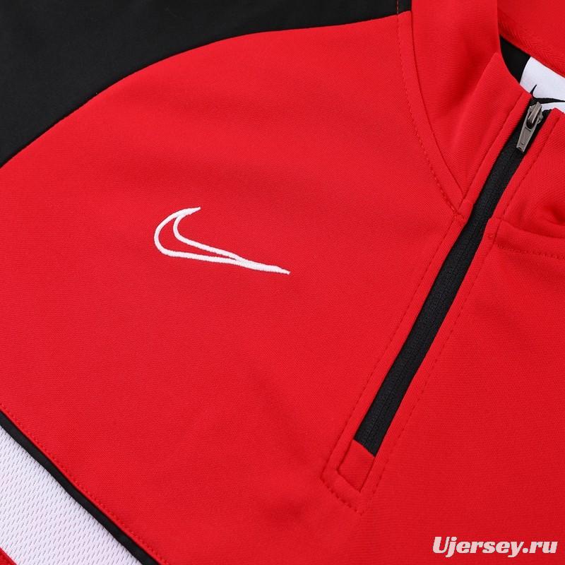 2023 NIKE Red Half Zipper Jacket +Pants