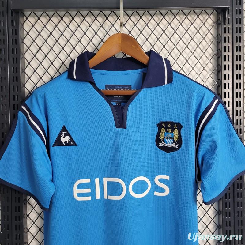 Retro 01/02 Manchester City Home Jersey