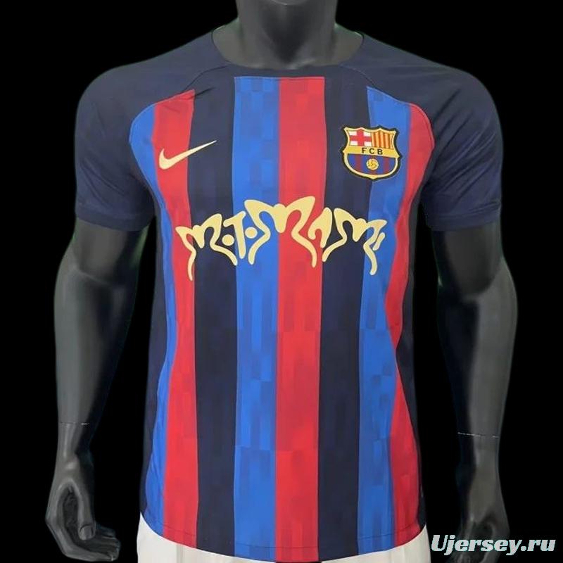 Player Version 22/23 Barcelona Rosalia Home Kit Edition Jersey