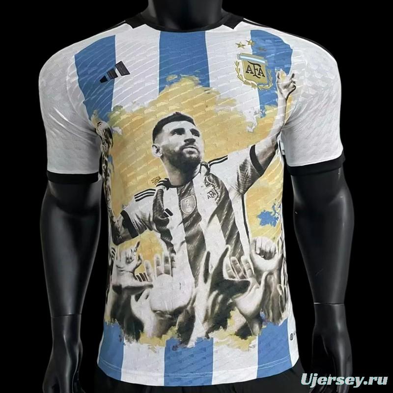 Player Version 2023 Argentina Messi Special Jersey