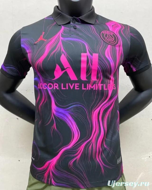 Fans Version 23/24 PSG Black/Purple Training Jersey