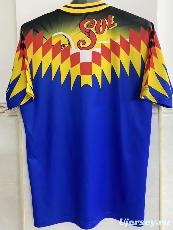 Retro 94/95 Club America Away Blue Jersey