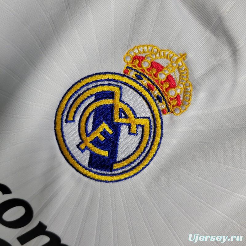 Retro Long Sleeve 10-11 Real Madrid Home Jersey