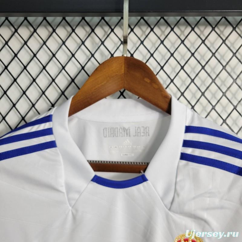 Retro Long Sleeve 10-11 Real Madrid Home Jersey