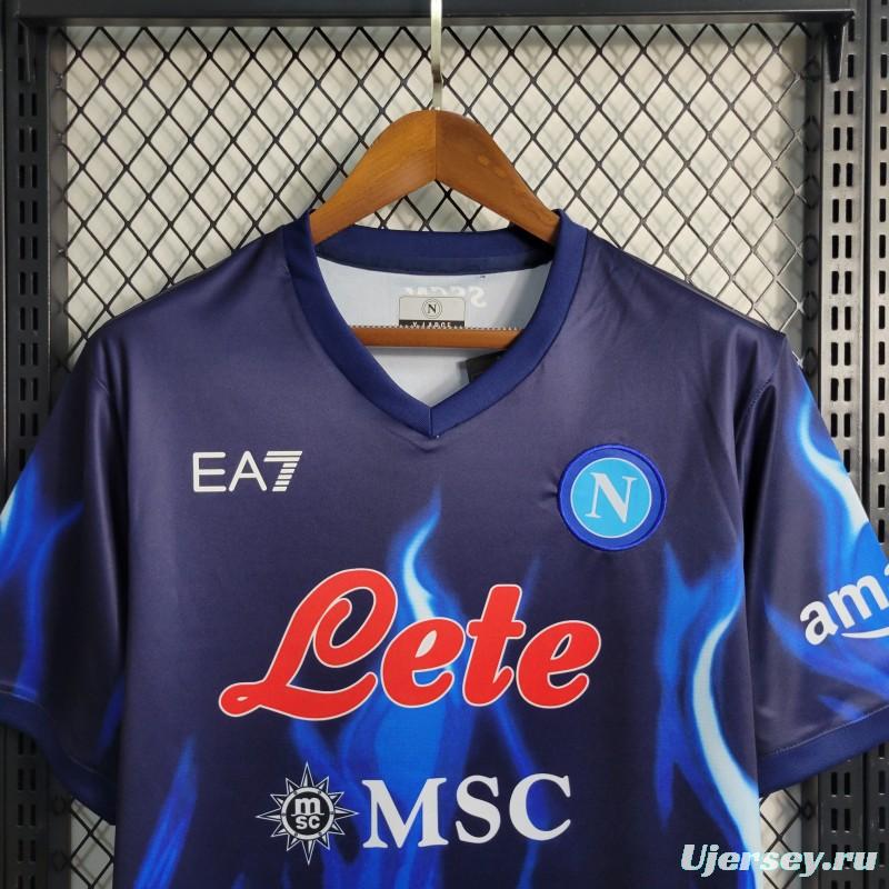 23-24 Napoli Flame Blue Jersey