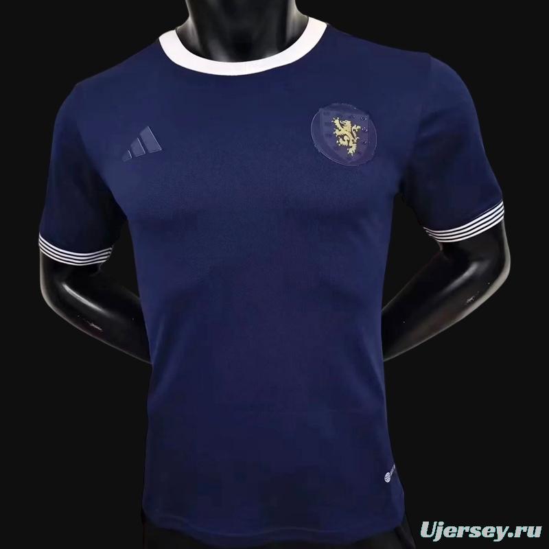 Player Version 2023 Scotland 150 Years Anniversary Navy Jersey