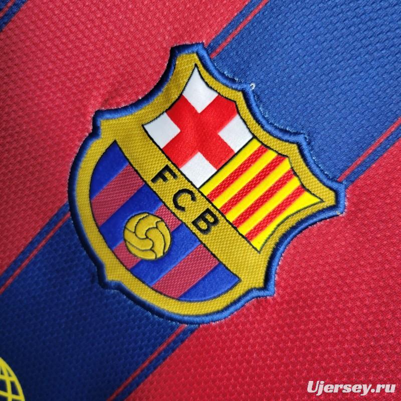 Retro 09-10 Barcelona Home Soccer Jersey