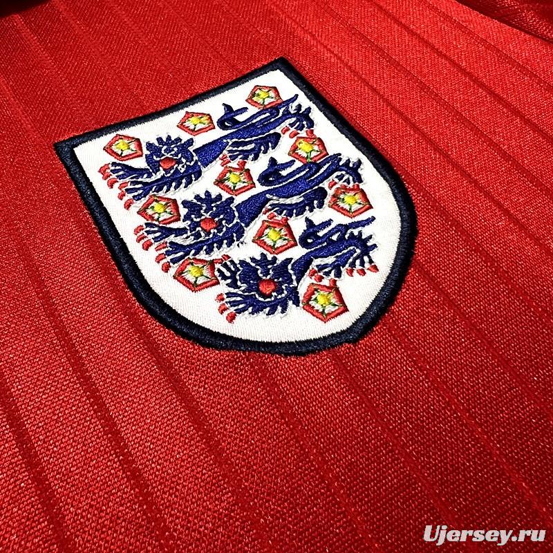 Retro 84/87 England Away Soccer Jersey