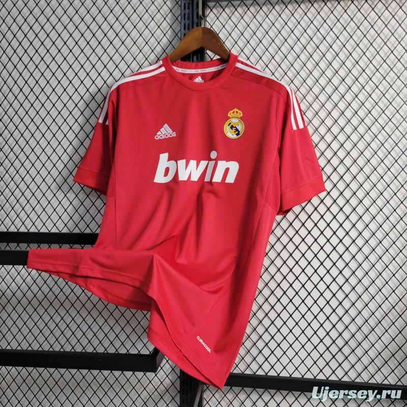 Retro11-12 Real Madrid Away Red Jersey