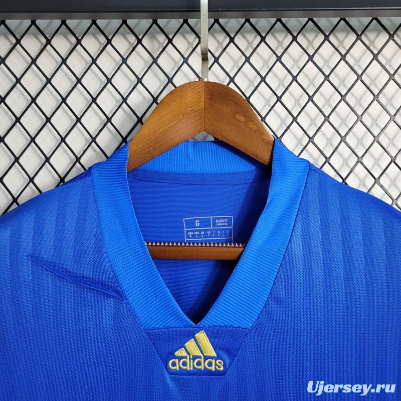 2023 Italy Blue Icon Jersey Embroidery Logo