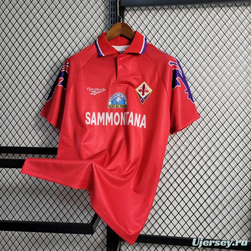 Retro 95-96 Fiorentina Third Red Jersey