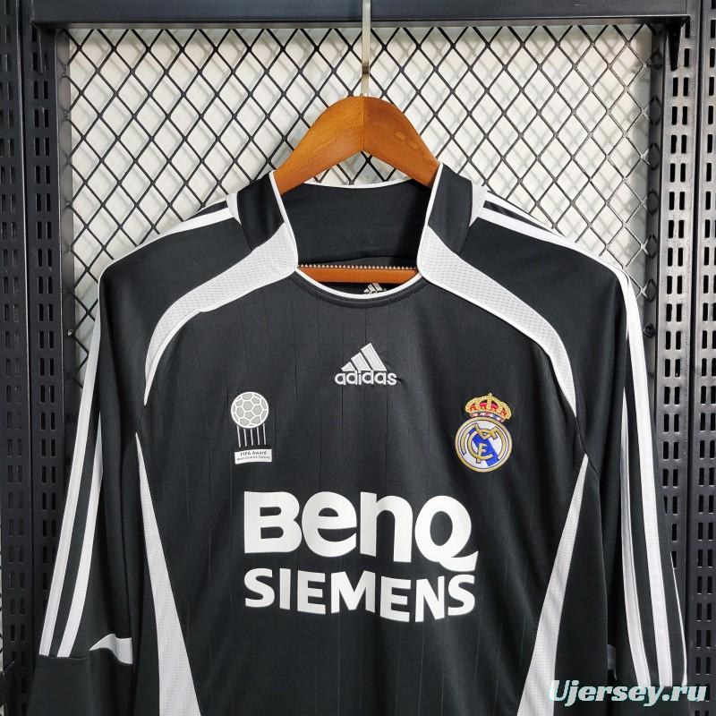 Retro 06-07 Real Madrid Third Long Sleeve Jersey