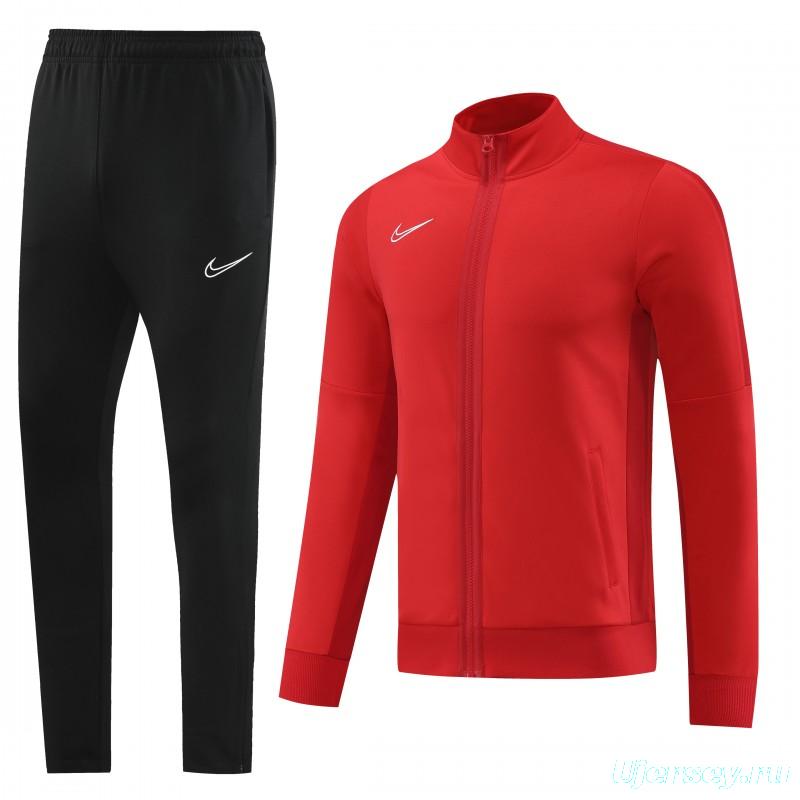 2023 Nike Red Full Zipper Hoodie Jacket +Pants