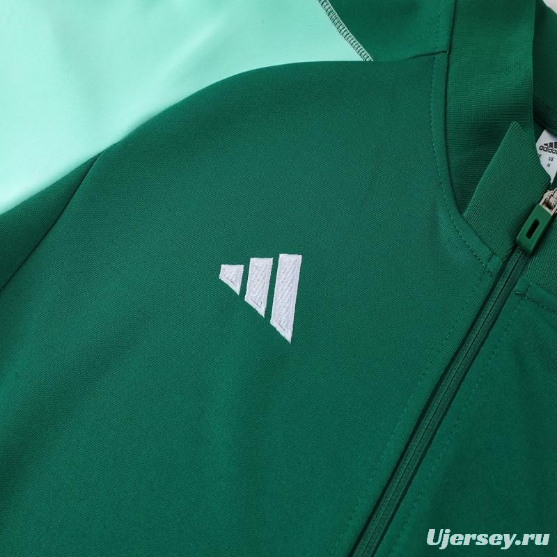 2023 Adidas Green Full Zipper Jacket +Pants