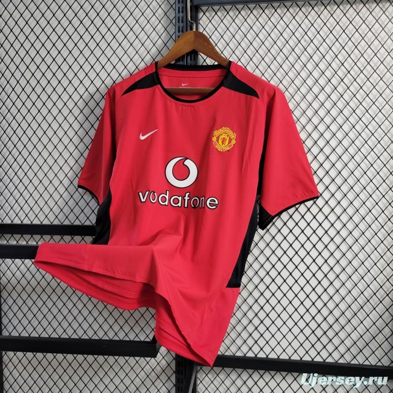 Retro  02/04 Manchester United Home Jersey