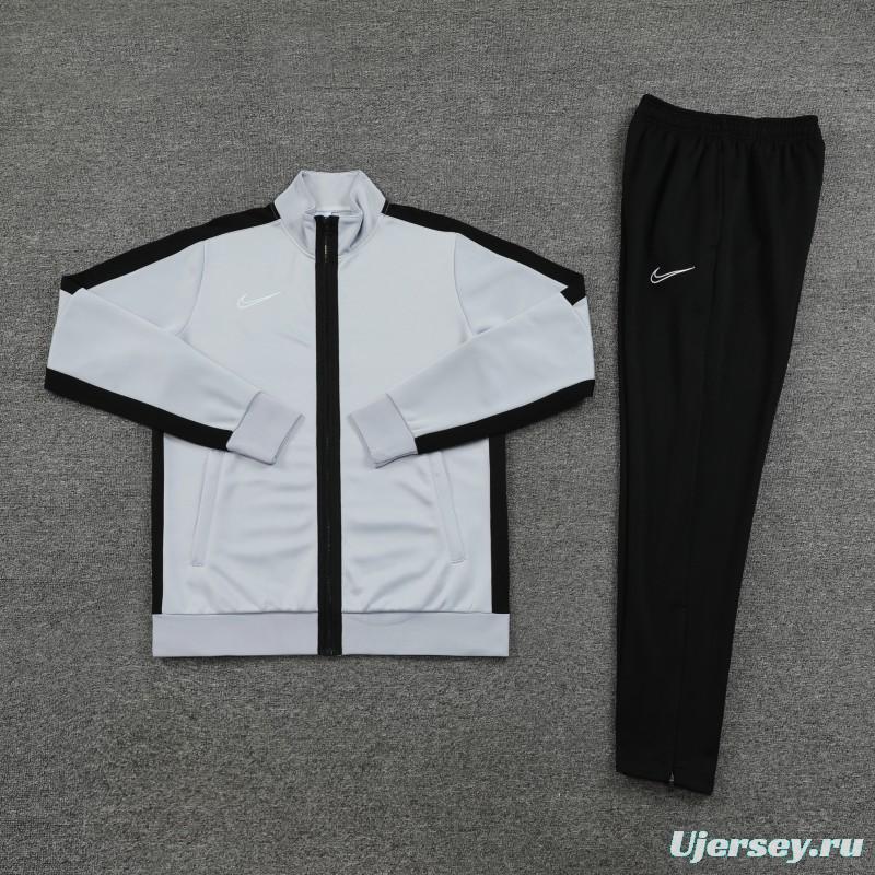 2023 Nike Grey Full Zipper  Jacket +Pants