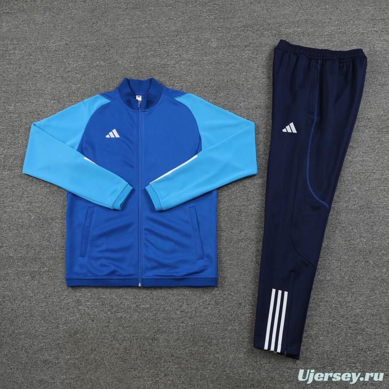 2023 Adidas Blue Full Zipper Jacket +Pants