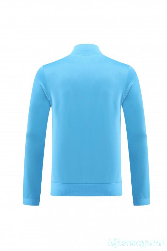 2023 Adidas Original Sky Blue Full Zipper Jacket +Pants