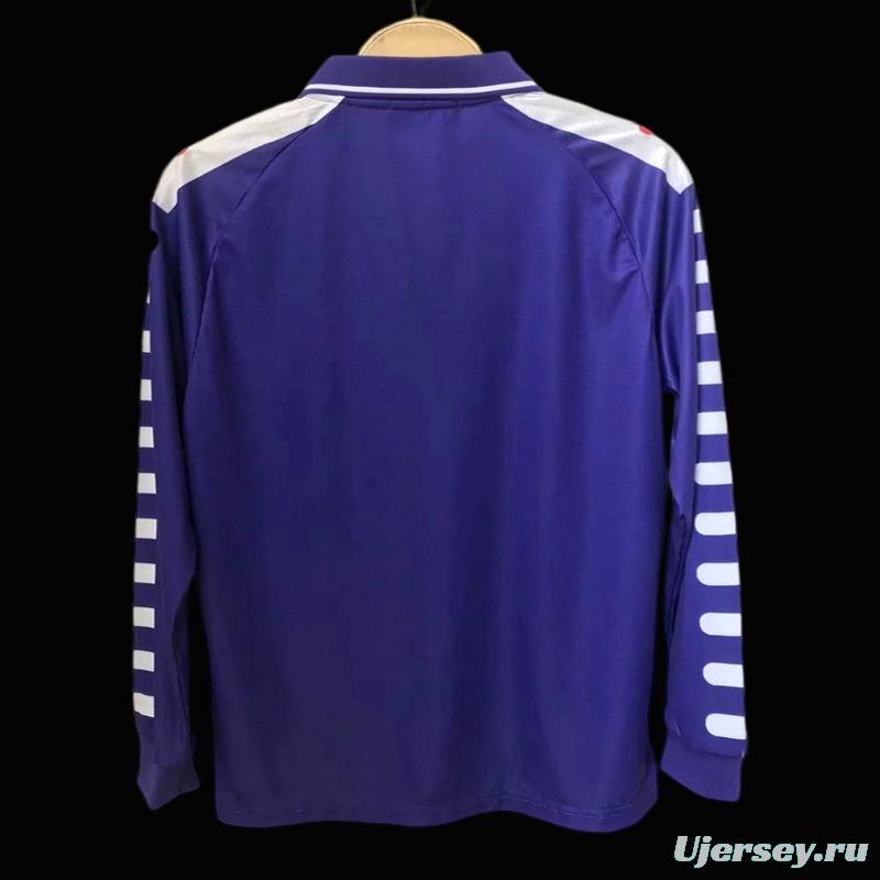 Retro 98/99 Fiorentina Home Long Sleeve Jersey
