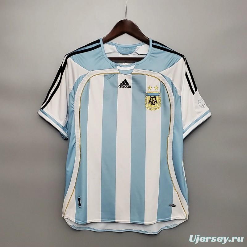 Retro 2006 Argentina Home Jersey