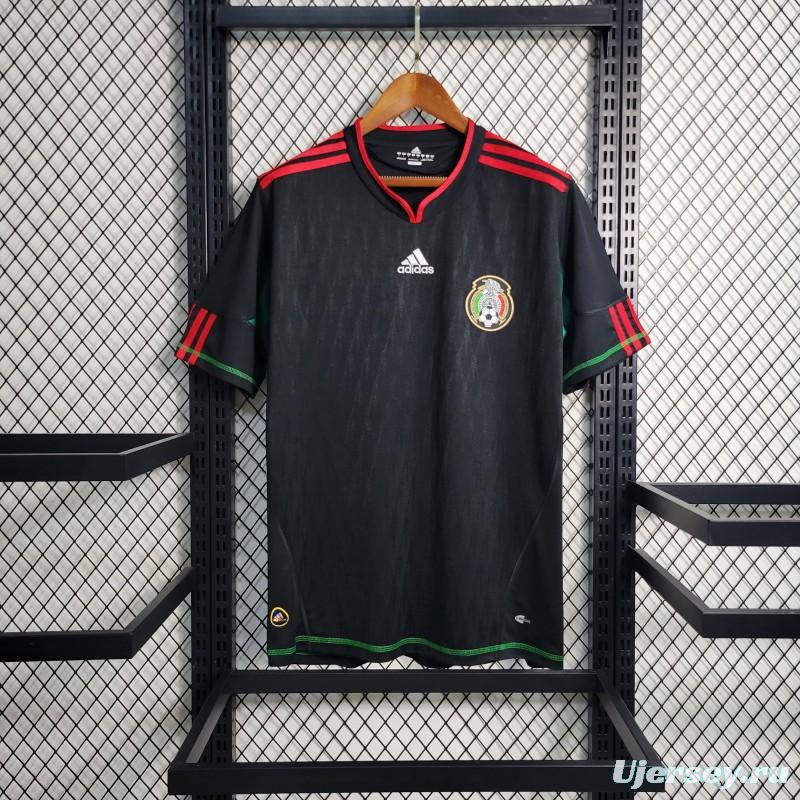 Retro 2010 Mexico Away Black Jersey