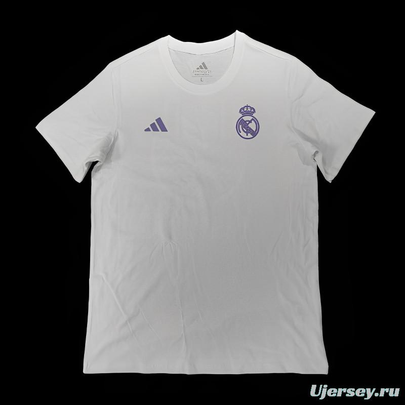 23/24 Real Madrid Copa Del Rey Finals Sevilia White T-Shirt