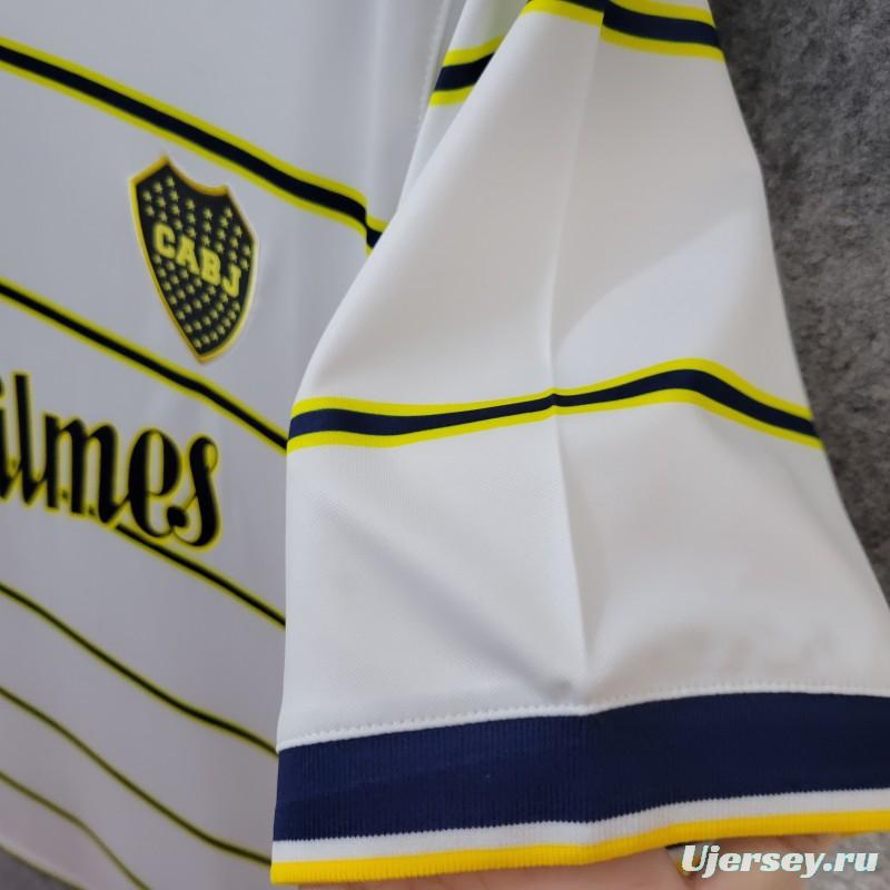 Retro 98/99 Boca Juniors Away White Jersey