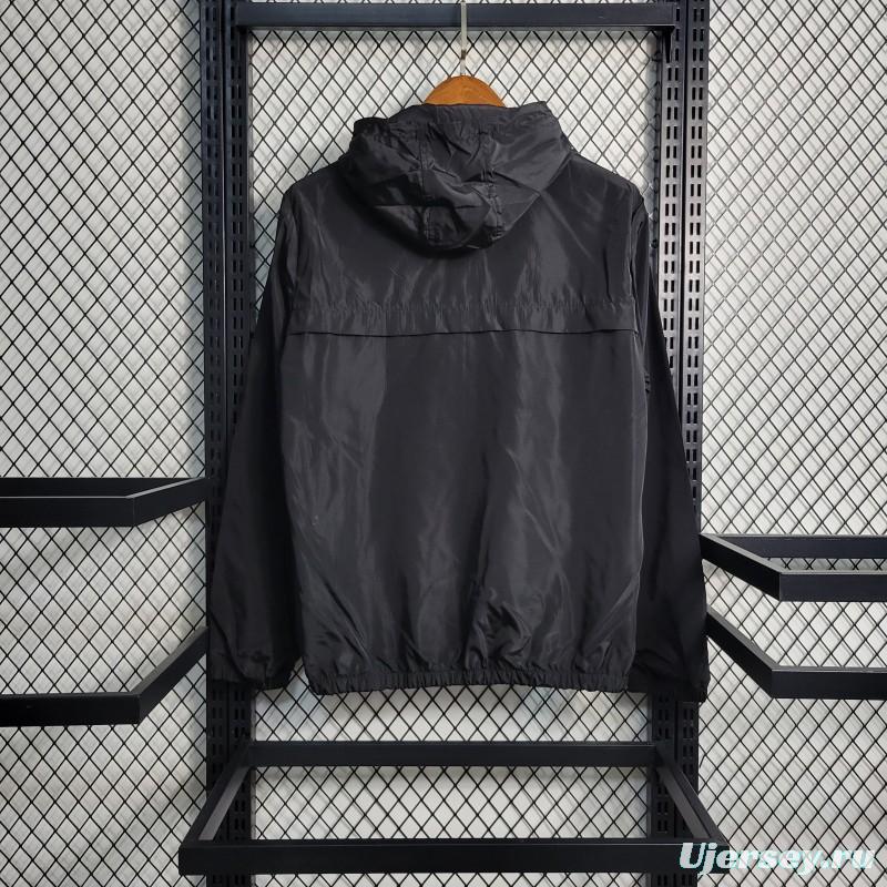 2023 PRADA Black Windbreaker