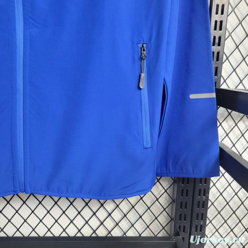 2023 Nike Blue Outdoor Sports Sunscreen Jacket