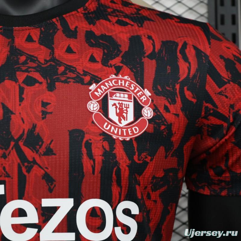 Player Version 23/24 Manchester United Red Training Jersey