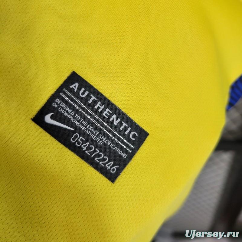 Retro 14-15 Corinthians Goalkeeper Yellow Jersey