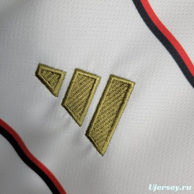 23-24 Flamengo White Away Vest Jersey