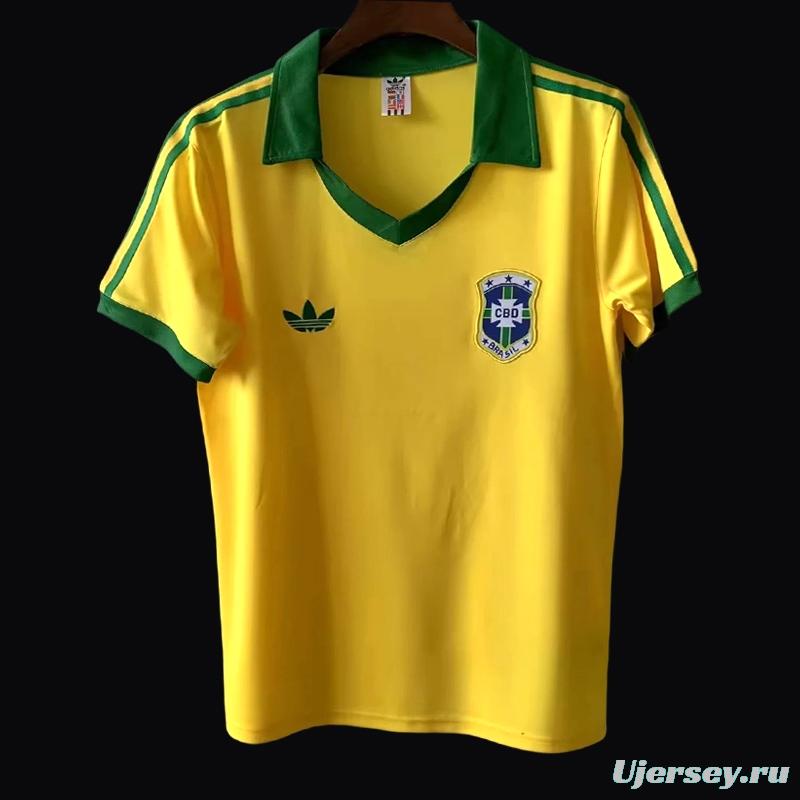 Retro 1978 Brazil Home Jersey