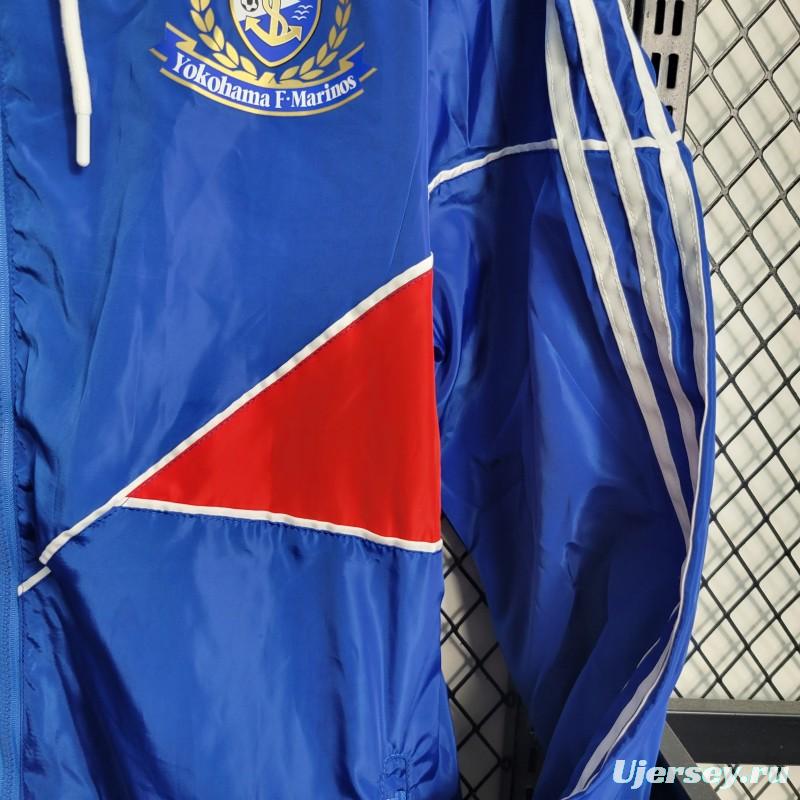 23-24 Windbreaker Yokohama F. Marinos Blue Windbreaker