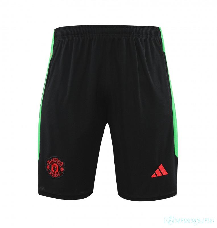 23 24 Manchester United White Short Sleeve+Shorts