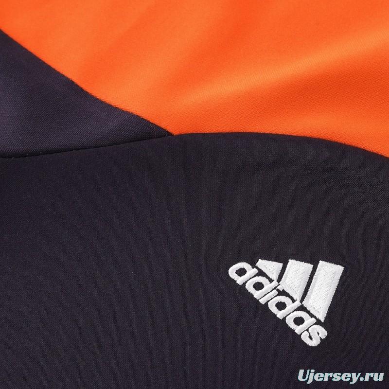 23/24 Adidas Orange/Navy Full Zipper +Pants