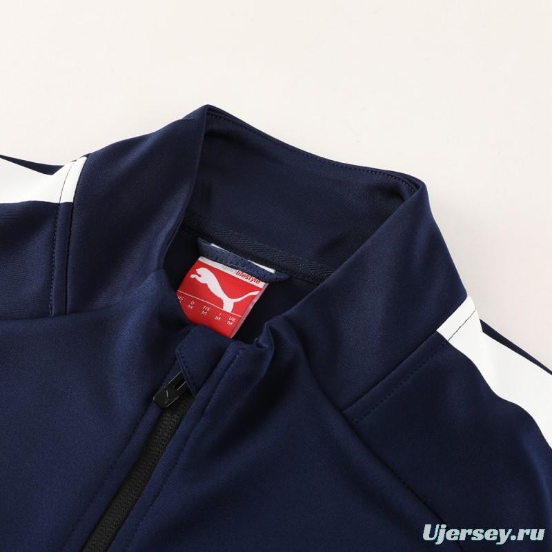 23/24 PUMA Navy Full Zipper Hooide Jacket+Pants