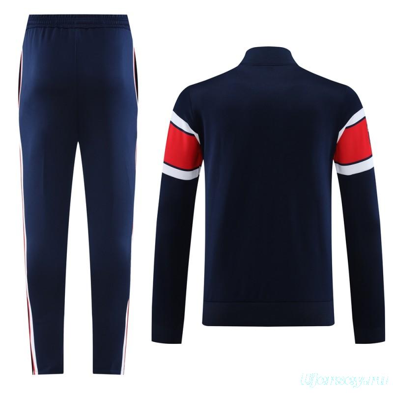 23/24 PSG Navy Red Full Zipper Jacket+Pants