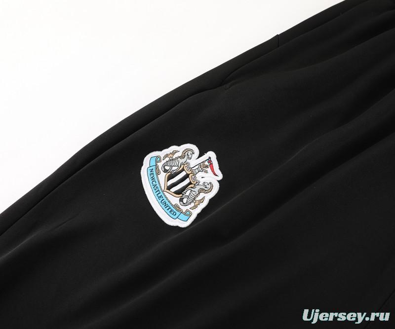 23/24 Newcastle United Black Half Zipper Jacket+Pants