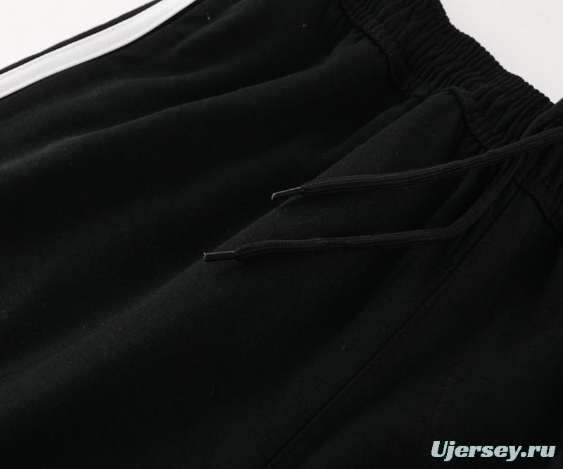 2024 Adidas Black Full Zipper HoodieJacket+Pants